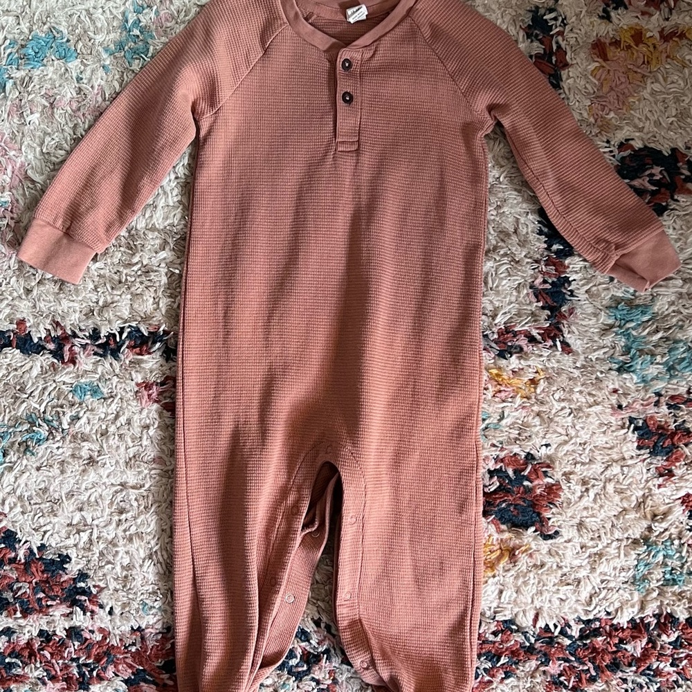 Colored Organics Warm Tan Kids One Piece